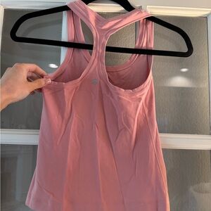 Lululemon Pink cropped tank Top